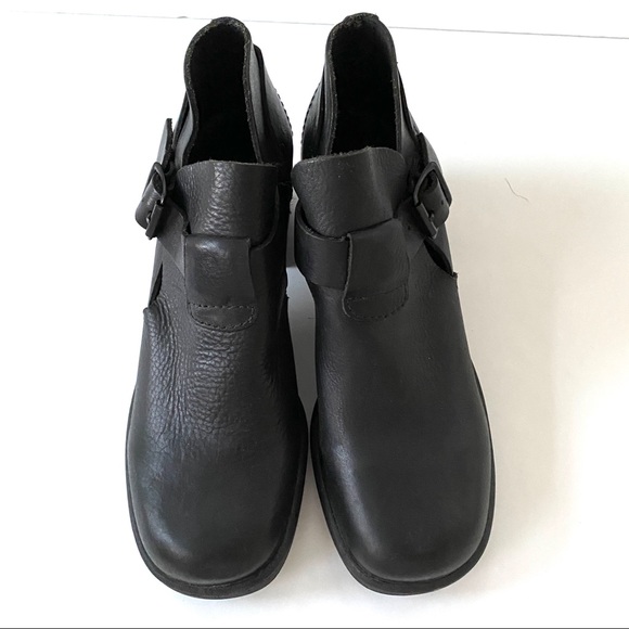 90’s Vintage Deadstock block heel leather shoe NEW - Picture 9 of 15